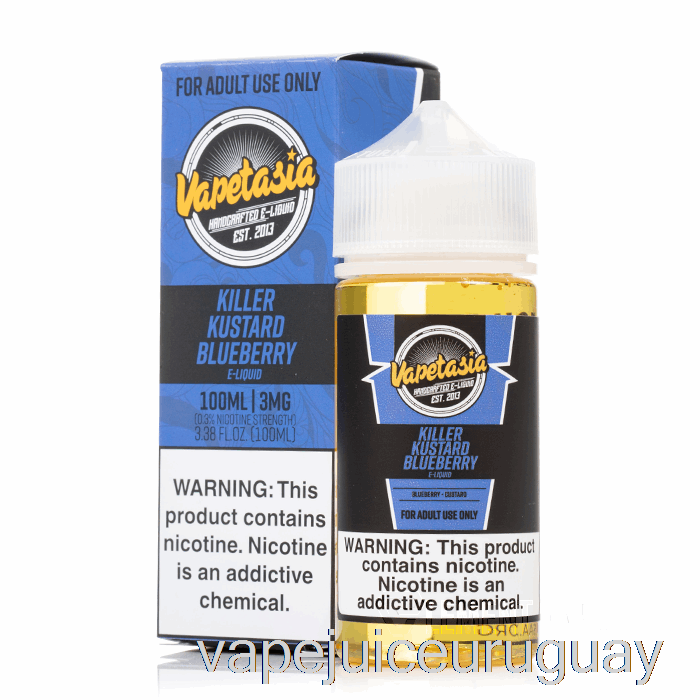 Killer Kustard Blueberry - Vapetasia - 100ml 0mg Vape Recargable